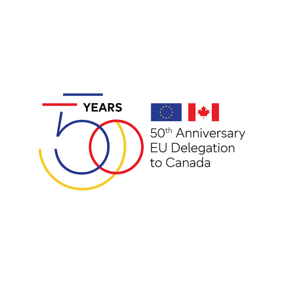 European Union in Canada | Unveiling our 50th anniversary logo 🇪🇺 🇨🇦 Today, we present the official anniversary logo of the European Union Delegation to Canada.... | Instagram