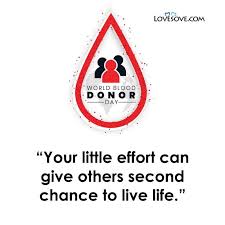 Happy world blood donation day! World Blood Donor Day Best Messages Quotes Greetings