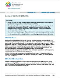 Ecstasy Or Molly Mdma Canadian Drug Summary Canadian
