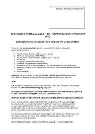 Folgebelehrung infektionsschutzgesetz vorlage wir haben 11 bilder über folgebelehrung infektionsschutzgesetz vorlage einschließlich bilder, fotos, hintergrundbilder und mehr. Muster Belehrungsbogen Gema AÃ¿ A 43 Ifsg Abs 1 Nr 1