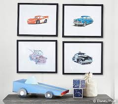 Disney And Pixar Cars Limited Edition Art Disney Cars Room Kid Room Decor Baby Wall Art