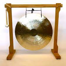 Gong synonyms, gong pronunciation, gong translation, english dictionary definition of gong. 36 Chinese Wind Gong On Meinl Wooden Gong Stand With Mallet