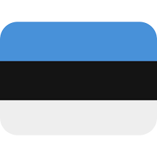 Estonia flag button with global soccer event original illustration. Flag Estonia Emoji