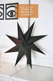 How To Make A Nordic Origami Star Francois Et Moi Origami Star Instructions Origami Stars Origami Easy