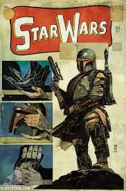 Star Wars 1 Variant Cover Boba Fett By Alex Maleev Star Wars Comics Star Wars Poster Star Wars Art