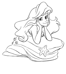 Baby ariel the little mermaid coloring page is also available on online website. Ariel The Mermaid Coloring Pages Coloring Home
