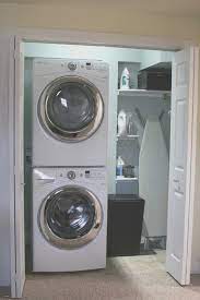 We're going to take a look at laundry appliance dimensions, then i've done up some laundry closet and laundry room layouts for you (including dimensions). Laundry Room Ideas Small Stackable Closet Luxury Laundry Room Ideas Small Stackable Clo Small Laundry Room Makeover Laundry Room Remodel Laundry Room Storage