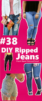 Ripped jeans are such a massive trend right now. 52 Diy Ripped Jeans How To Make Natural Looking Distressed Jeans