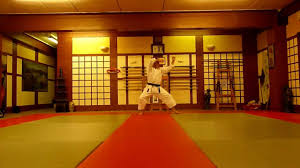 The comments in the discussion of heian shodan concerning the bows, and yoi apply here as well. Heian Nidan Shotokan Karate Kata Youtube