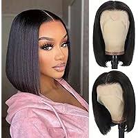 Amazon.com : Foreverlove Bob Wig Human Hair Glueless 4x4 Lace Front Wigs  Human Hair Straight 180% Density Overshoulder Length Bob Wigs Human Hair  (16 Inch) : Beauty & Personal Care