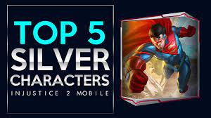 Top 5 Silver Characters Injustice 2 Mobile Youtube