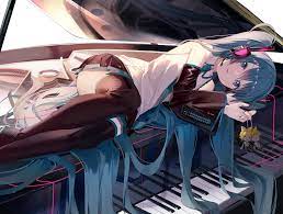 Wallpaper : Vocaloid, Hatsune Miku, piano, ass, lying on side, looking at  viewer, toys, lying down, legs together, parted lips, headphones, music,  fictional character, singer, Buri 3356x2540 - LucasFiala - 1968187 - HD  Wallpapers - WallHere
