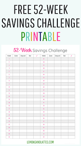 Do You Have A Goal To Save Money The 52 Week Money Saving Challenge Can Help 52 Week Money Challenge Money Challenge 52 Week Money Saving Challenge Printable