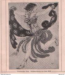 Orientalischer Tanz Kostumzeichnung Von Leon Bakst Druck Entnommen Aus Zeitschrift 1924 Zu Verkaufen Auf Delcampe Zeichnung Orientalischer Tanz Zeitschriften