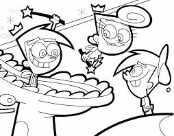Fairly Odd Parents Cosmo At The Mouth Of The Snake Coloring Pages For Kids E5i Printable Fairly Odd Parents Coloring Pages For Kids Disegni Sfondi