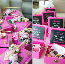 Be My Bridesmaid Goody Bag Indian Wedding Favour Ideas Indian Wedding Favors Wedding Gifts For Bridesmaids Wedding Gifts Packaging