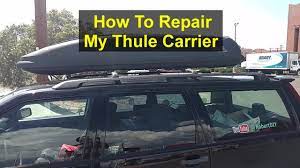 The curt roof rack cargo carrier is a the curt roof rack cargo carrier is a roomy and versatile cargo carrier with a lightweight design and easy installation. Thule Roof Box Carrier Repair Rebuild Patch Holes And Paint Votd Youtube