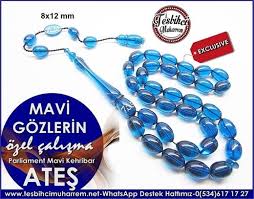 Ozel Calisma Parliament Mavi Ates Kehribar Tesbih Mavi Gozlerinurun Kodu Tm8921 Kehribar Mavi Mavi Gozler