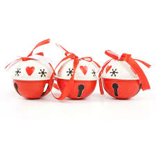 Christmas Decoration 6pcs White Red Metal Jingle Bell Large Size 65mm With Merry Christmas Ribbon Christmas Decoration For Home Bell Large Bell Bellbell For Christmas Aliexpress