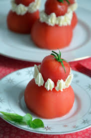 Religieuse Tomate Burrata Prive De Dessert Recette Recette Entree Froide Alimentation Tomates