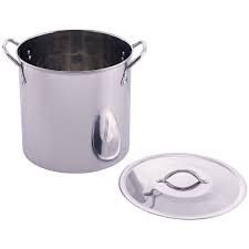 12 quart stock pot stainless steel