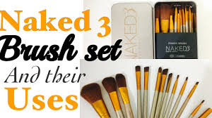 3 brush set and their uses