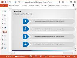 Using it, you can also showcase the breakdown of each day's work in a particular time frame. Beste Agenda Slide Vorlagen Fur Powerpoint