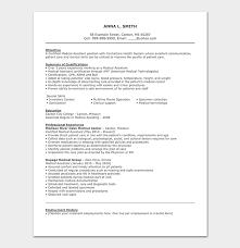A hiring manager looking for a physician assistant is looking for an individual with skills that enable them to provide optimal patient care and physician support. Medical Assistant Resume Template Free Samples Formats