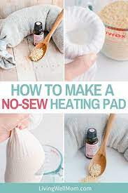 Easy No Sew Diy Rice Heating Pad Living Well Mom Recipe Diy Rice Heating Pad Rice Heating Pads Homemade Heat Packs