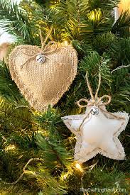 Maybe you would like to learn more about one of these? Diy Rustic Burlap Christmas Ornaments With Video Tutorial The Crafting Nook