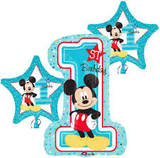 They are custom designed to match your theme and occasion. Buy Mickey Mouse First Birthday Party Balloons Set Of 3 Micky Mouse Disney Theme Balloon Decorations For A Babys 1st Birthday Online In Turkey B081gdgjkg
