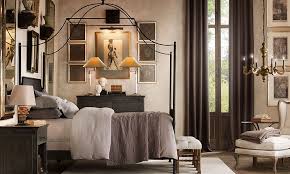 Sinaapp.co , pinterest restoration hardware, shabby chic mirror and hardware , reclaimed scaffolding board grey painted kingsize bed on castors with , to review black chair side table click here to cancel reply quotes , my third chicago apartment , wood canopy bed restoration hardware Campaign Bed Celebrate Decorate