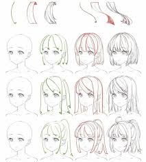 Please enter your email address receive free weekly tutorial in your. Reference Sheet Of How To Draw Anime Flowing Hair Credit T Anime Drawings Tutorials Manga Drawing Tutorials Anime Drawings Sketches