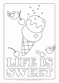 Coloring Page Ice Cream Lovely Coloring Pages For Kids Ice Cream Coloring Pages In 2020 Summer Coloring Pages Free Coloring Pages Ice Cream Coloring Pages