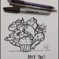 Lihat ide lainnya tentang seni, seni doodle, lukisan. Simple Doodle Just Try