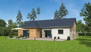 Maison bardage bois et crepis. Quelles Sont Les Vetures Exterieures Les Plus Adaptees Aux Maisons En Ossature Bois Natilia Annecy