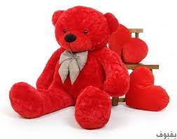 صور دبدوب احمر أجمل صور دباديب حمراء لعيد الحب بفبوف red teddy bear pink teddy bear valentines day teddy bear