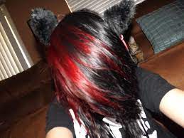 Then put the cap back on and let your hair finish processing. Dying My Hair Black And Red Youtube