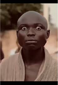 Man Yelling in Black Woman Face Maga Hat