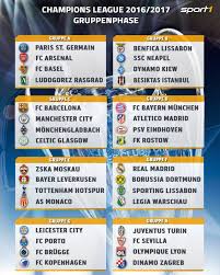 The champions league group stage is nearing its final stretch as 32 clubs begin their fight for the 16 knockout round spots. Champions League Die Gruppen Der Vorrunde Im Uberblick