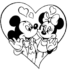 Disegni Di San Valentino Per Bambini Minnie E Topolino Disegni Da