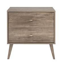 Langley Street Shamar Mid Century Modern 2 Drawer Nightstand Reviews Wayfair In 2020 2 Drawer Nightstand Drawer Nightstand Nightstand