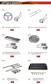 Hexagon concrete base with stainless steel bowl propane natural gas fire pit kit in tan brown. Diy Linear Stainless Steel Fire Pit Burner Kit With Propane Gas Connection Kit Buy Fire Pit Burner Diy Fire Pit Fire Pit With Propane Gas Connection Kit Product On Alibaba Com