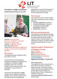 I don t know what to go to college for. Lit Access Always Wanted To Go To College But Don T Know Where To Start Limerick Institute Of Technology Has Developed A Foundation Level Programme Certificate In Transition To Higher Education Which