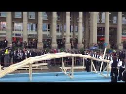 Or How To Build A Bridge In 10 Minutes That S Strong Enough To Support A Car In 2020 Bridge Design Bridge Building Garden Design Layout