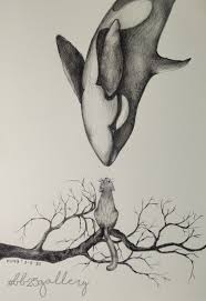 Living In Harmony With Differences Drawing Illustrations Original Drawing Drawings