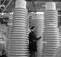 Porcelain insulators used hi-res stock photography and ...