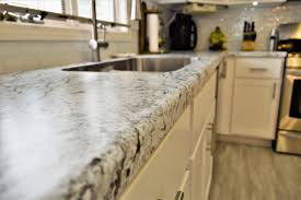 Laminate Countertop Modern Edge Detail White Ice Granite Color White Ice Granite Granite Laminate Countertops Formica Kitchen Countertops