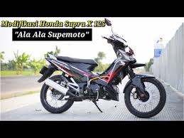 Koleksi modifikasi motor supra x 125 touring terlengkap palm via palmodifikasimotor.blogspot.com. Gambar Motor Supra X 125 Modifikasi
