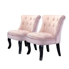 jayden creation jane pink tufted accent chair set of 2 ma3288 pink s2 the home depot in 2021 accent chair set accent chairs tufted accent chair